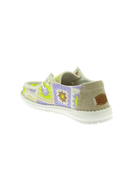 Wendy Cottage Crochet stringata da donna in tessuto multicolor HEY DUDE | 431090NK